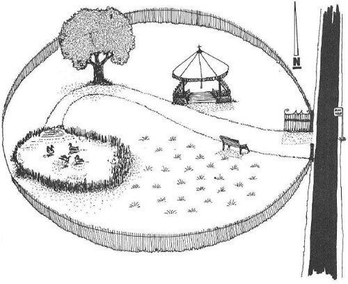 Sketch of game area